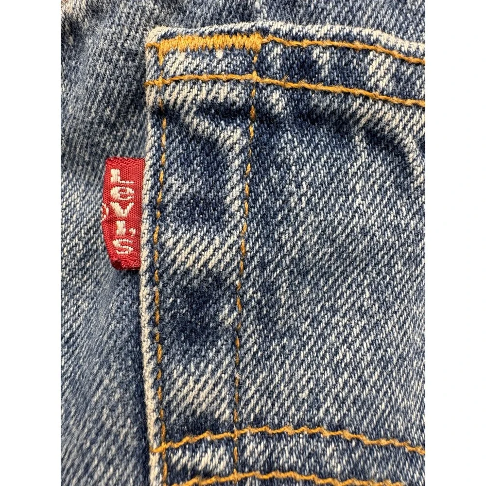 Levi's 550 Jeans Vintage Y2K Relaxed Fit Tapered Leg Distressed Denim 36X32 *SEE